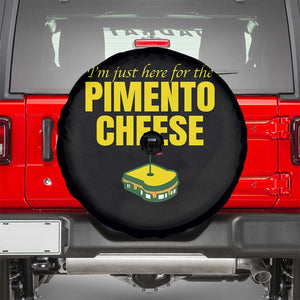 I'm Just Here For The Pimento Cheese Spare Tire Cover Funny Golf Foodie TS11 Black Print Your Wear