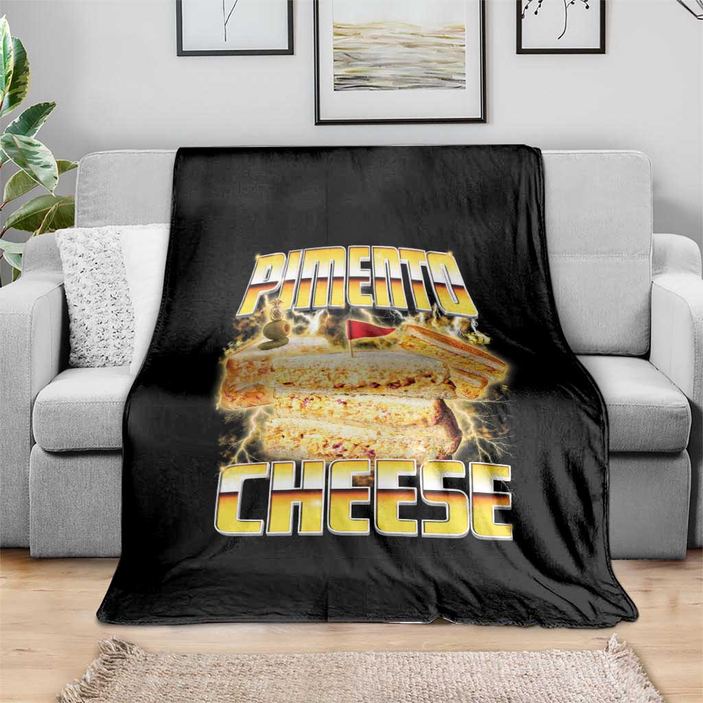 Pimento Cheese Throw Blanket Funny Cheesemonger Cheese Lovers Bootleg Art TS11 Print Your Wear