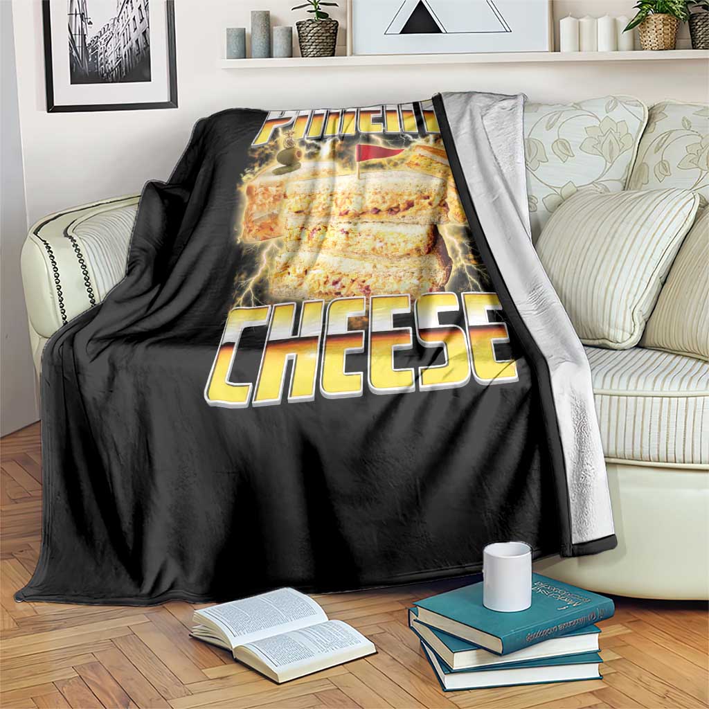 Pimento Cheese Throw Blanket Funny Cheesemonger Cheese Lovers Bootleg Art TS11 Print Your Wear