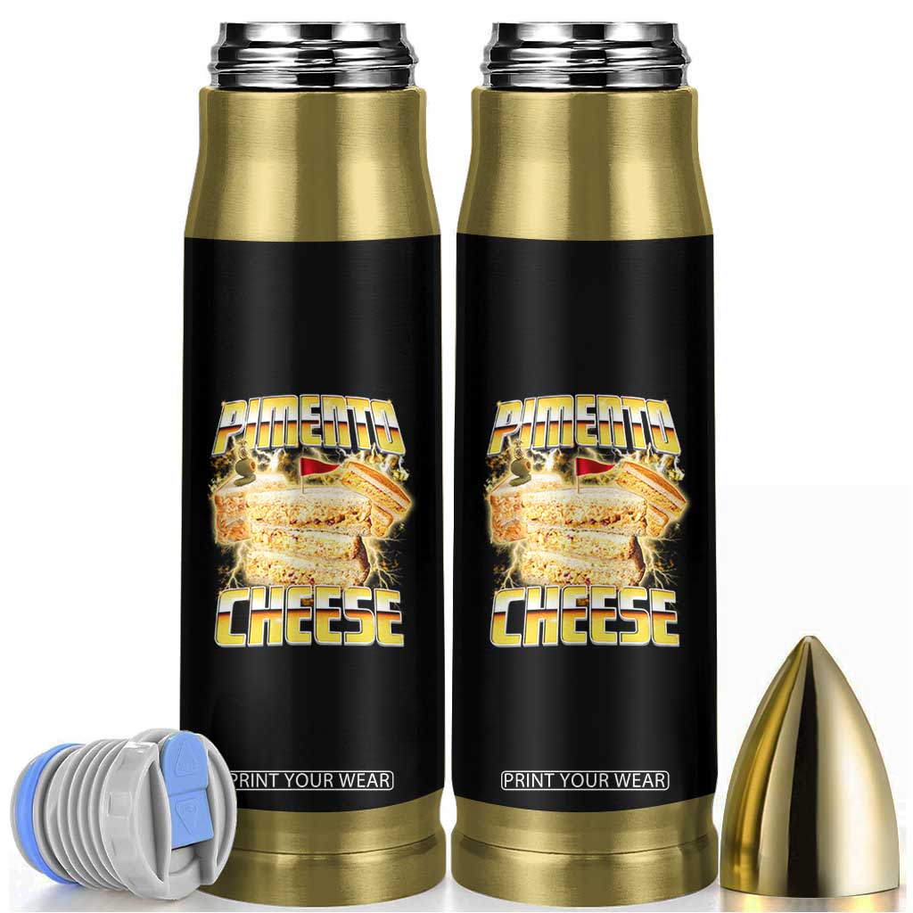 Pimento Cheese Bullet Tumbler Funny Cheesemonger Cheese Lovers Bootleg Art TS11 Black Print Your Wear