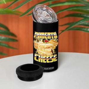 Pimento Cheese 4 in 1 Can Cooler Tumbler Funny Cheesemonger Cheese Lovers Bootleg Art TS11 Print Your Wear