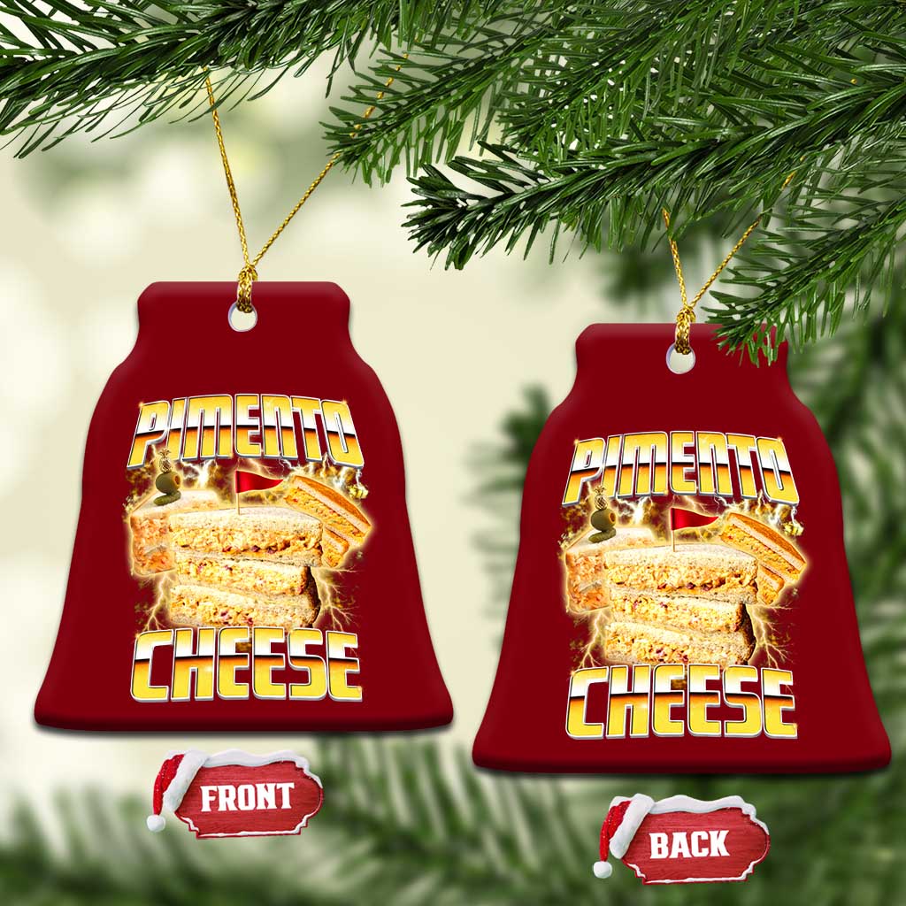 Pimento Cheese Ceramic Ornament Funny Cheesemonger Cheese Lovers Bootleg Art TS11 Print Your Wear
