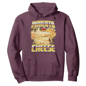 Pimento Cheese Hoodie Funny Cheesemonger Cheese Lovers Bootleg Art TS11 Maroon Print Your Wear