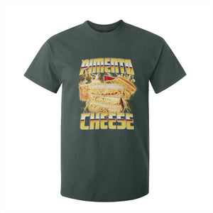 Pimento Cheese T Shirt For Kid Funny Cheesemonger Cheese Lovers Bootleg Art TS11 Dark Forest Green Print Your Wear