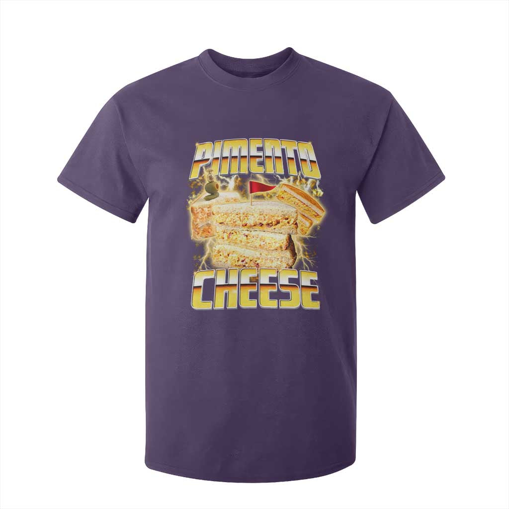 Pimento Cheese T Shirt For Kid Funny Cheesemonger Cheese Lovers Bootleg Art TS11 Purple Print Your Wear