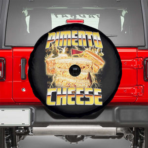 Pimento Cheese Spare Tire Cover Funny Cheesemonger Cheese Lovers Bootleg Art TS11 Black Print Your Wear