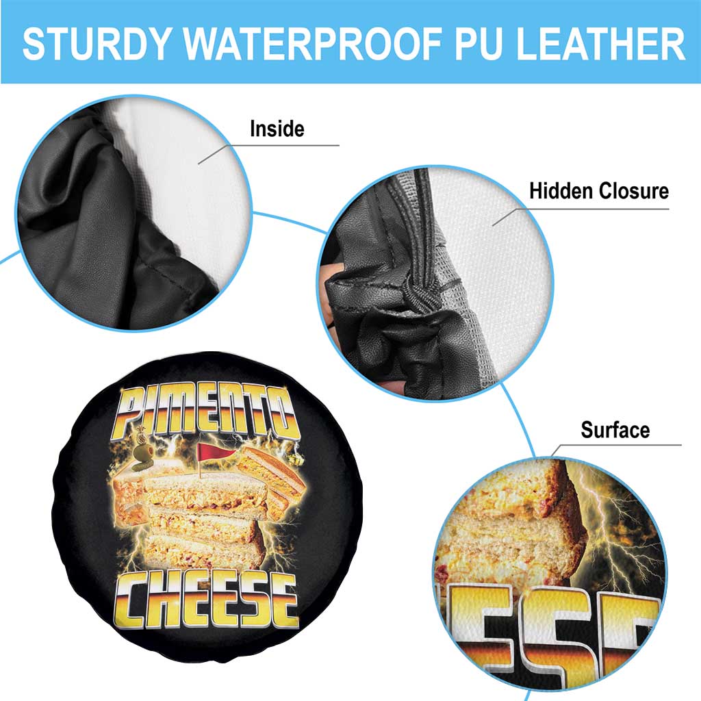 Pimento Cheese Spare Tire Cover Funny Cheesemonger Cheese Lovers Bootleg Art TS11 Print Your Wear