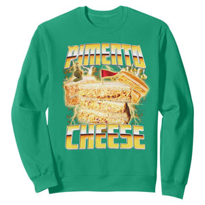Pimento Cheese Sweatshirt Funny Cheesemonger Cheese Lovers Bootleg Art TS11 Irish Green Print Your Wear