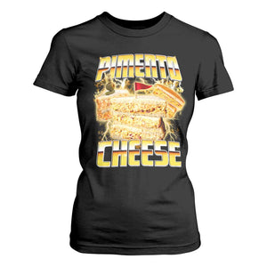 Pimento Cheese T Shirt For Women Funny Cheesemonger Cheese Lovers Bootleg Art TS11 Black Print Your Wear