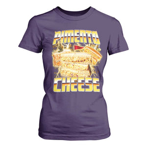 Pimento Cheese T Shirt For Women Funny Cheesemonger Cheese Lovers Bootleg Art TS11 Purple Print Your Wear