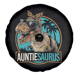 Auntiesaurus Funny Dinosaur Aunt Spare Tire Cover Family Matching TS11 Print Your Wear