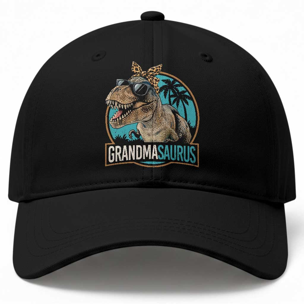 Grandmasaurus Funny Dinosaur Grandma Baseball Cap Family Matching TS11 Print Your Wear