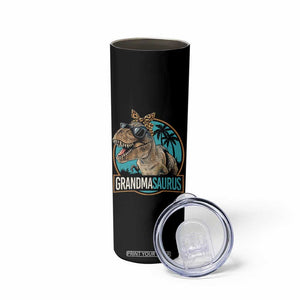 Grandmasaurus Funny Dinosaur Grandma Skinny Tumbler Family Matching TS11 Print Your Wear