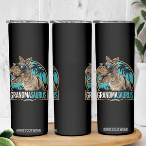 Grandmasaurus Funny Dinosaur Grandma Skinny Tumbler Family Matching TS11 Print Your Wear