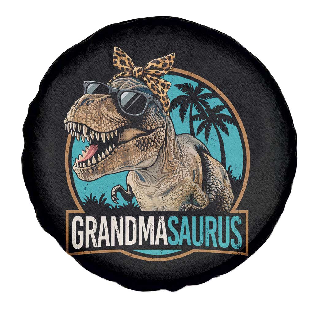 Grandmasaurus Funny Dinosaur Grandma Spare Tire Cover Family Matching TS11 Print Your Wear