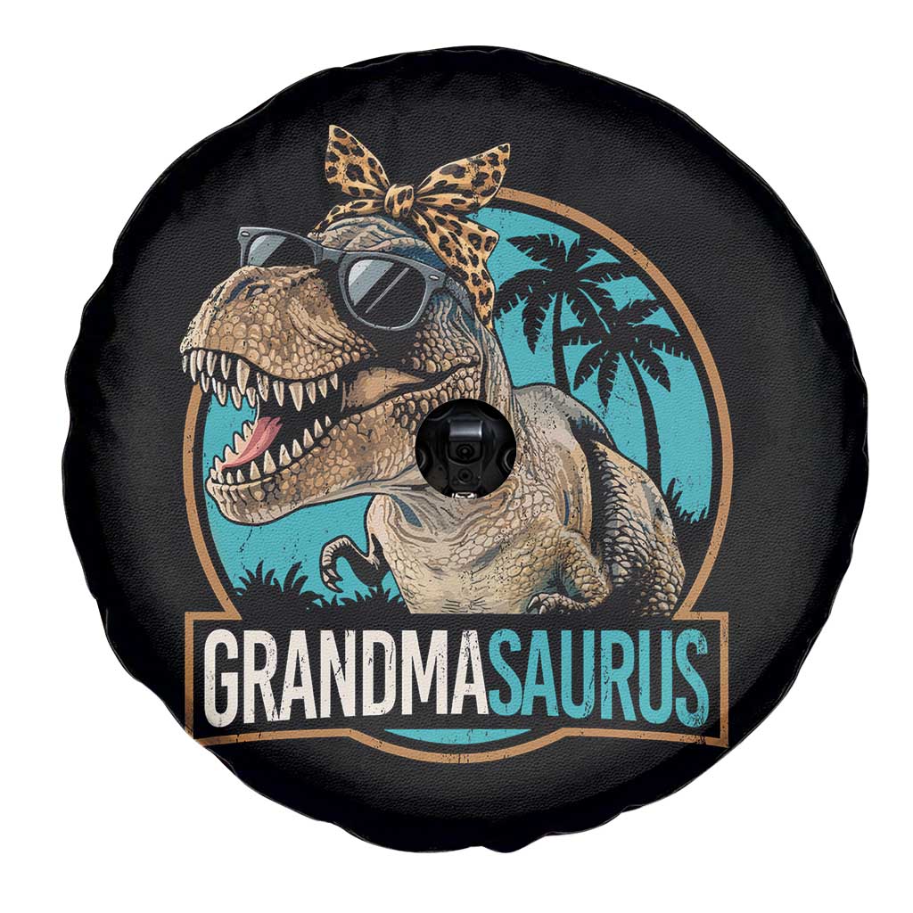 Grandmasaurus Funny Dinosaur Grandma Spare Tire Cover Family Matching TS11 Print Your Wear