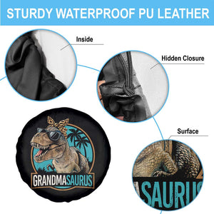 Grandmasaurus Funny Dinosaur Grandma Spare Tire Cover Family Matching TS11 Print Your Wear