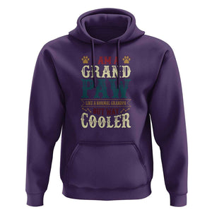 I Am A Grandpaw Like A Normal Grandpa But Way Cooler Hoodie Father's Day Pet Owner TS11 Purple Print Your Wear
