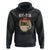 Funny Kitten Hoodie Kit Tea Pun Cute Black Cat Retro Tea Cup TS11 Black Print Your Wear