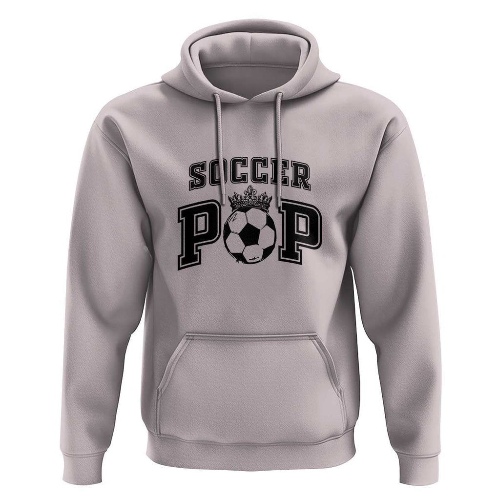 Soccer Pop Hoodie Football Family Matching Team Player Father's Day TS11 Ice Gray Print Your Wear