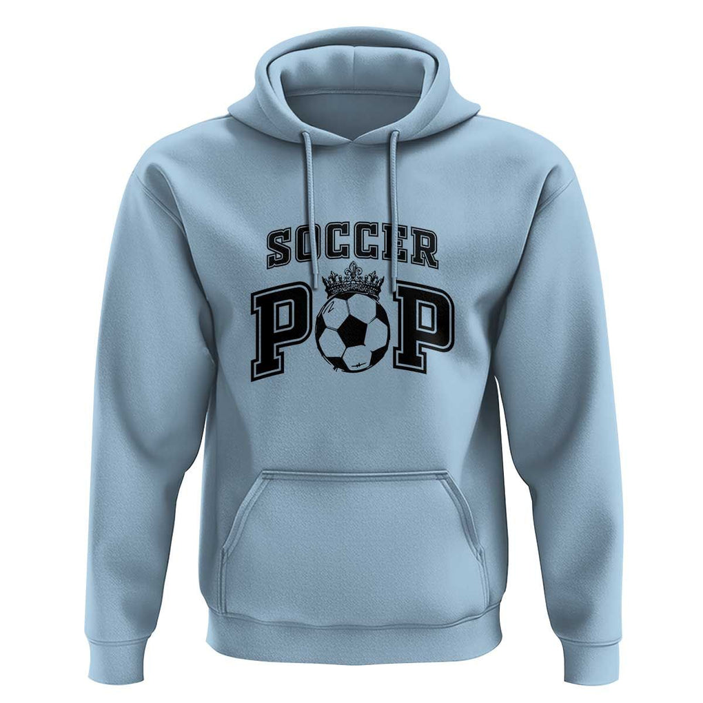 Soccer Pop Hoodie Football Family Matching Team Player Father's Day TS11 Light Blue Print Your Wear