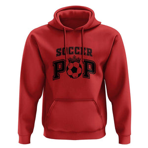 Soccer Pop Hoodie Football Family Matching Team Player Father's Day TS11 Red Print Your Wear