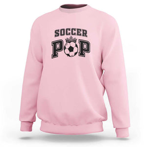 Soccer Pop Sweatshirt Football Family Matching Team Player Father's Day TS11 Light Pink Print Your Wear