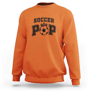 Soccer Pop Sweatshirt Football Family Matching Team Player Father's Day TS11 Orange Print Your Wear