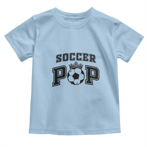Soccer Pop Toddler T Shirt Football Family Matching Team Player Father's Day TS11 Light Blue Print Your Wear