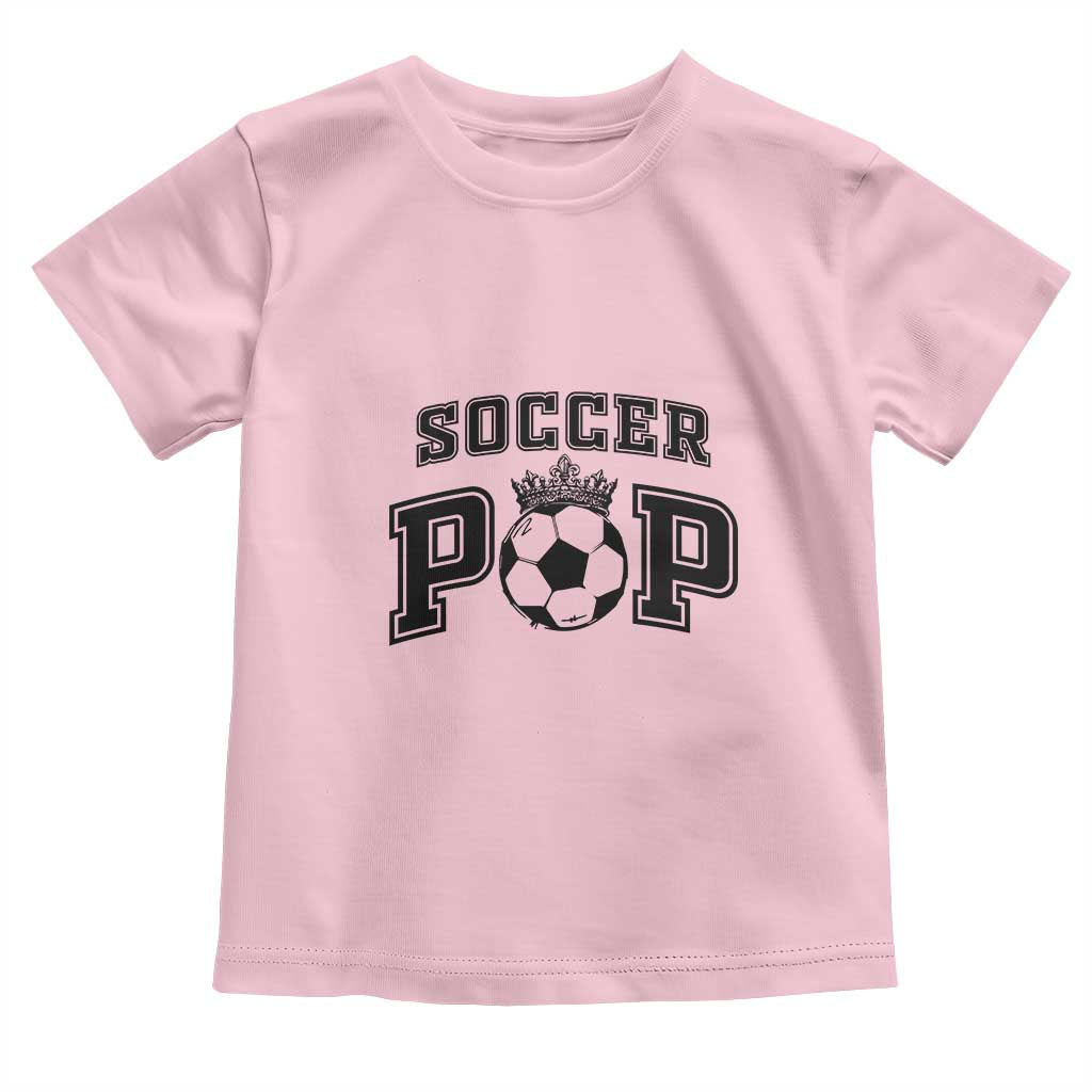 Soccer Pop Toddler T Shirt Football Family Matching Team Player Father's Day TS11 Light Pink Print Your Wear