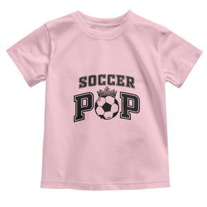 Soccer Pop Toddler T Shirt Football Family Matching Team Player Father's Day TS11 Light Pink Print Your Wear