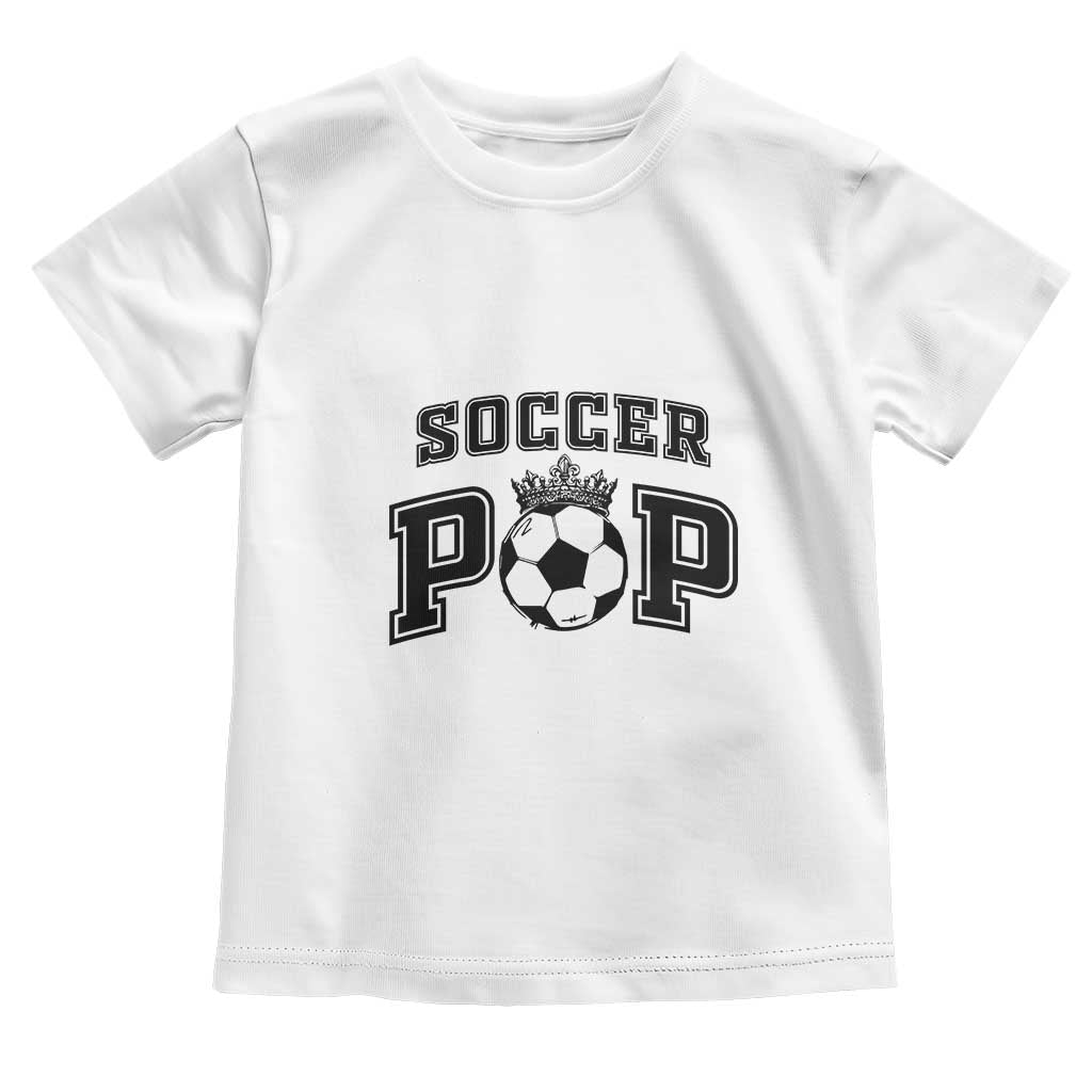 Soccer Pop Toddler T Shirt Football Family Matching Team Player Father's Day TS11 White Print Your Wear