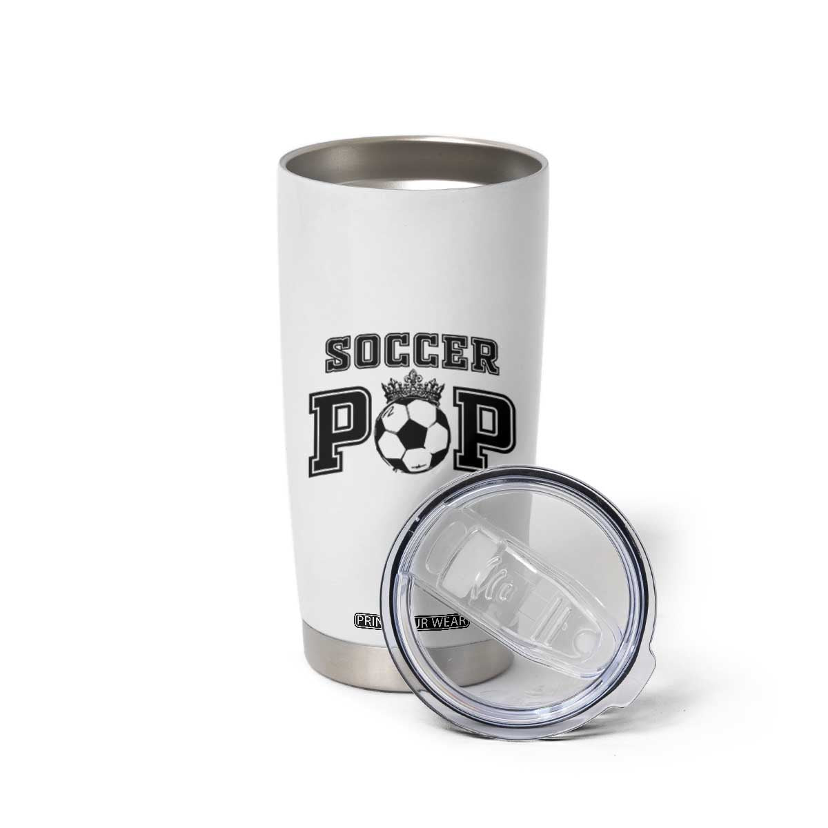 Soccer Pop Tumbler Cup Football Family Matching Team Player Father's Day TS11 Print Your Wear