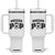 Soccer Pop Tumbler With Handle Football Family Matching Team Player Father's Day TS11 One Size: 40 oz White Print Your Wear