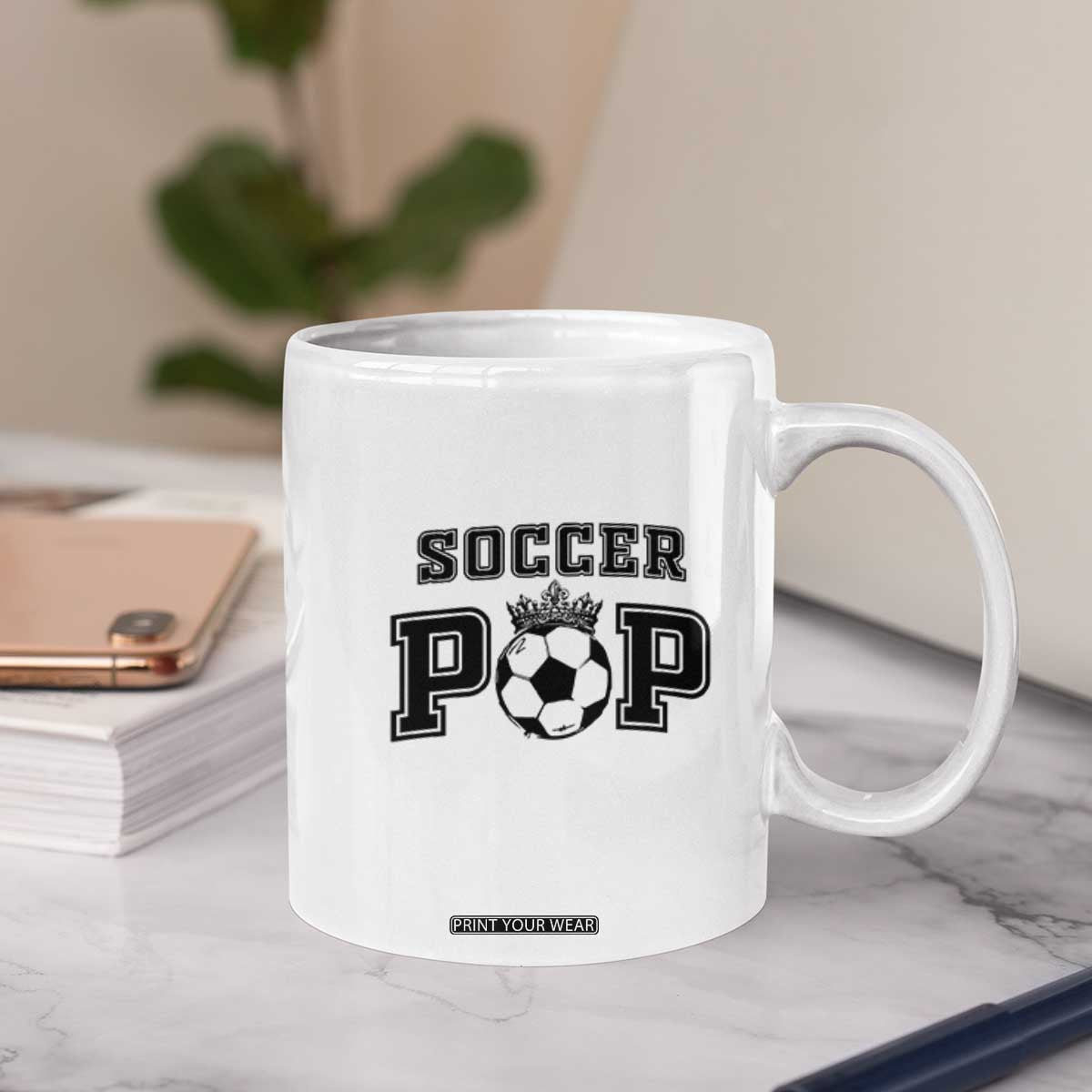 Soccer Pop Coffee Mug Football Family Matching Team Player Father's Day TS11 Print Your Wear