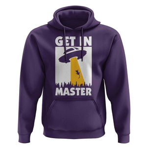 Funny Alien Cat Hoodie Get In Master Aliens Extraterrestrial TS11 Purple Print Your Wear