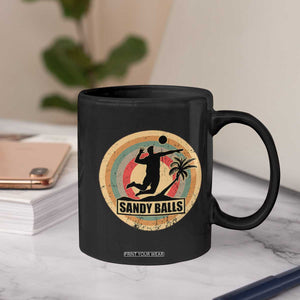 Beach Volleyball Coffee Mug Sandy Balls Team Player Volleyball Coach TS11 Print Your Wear