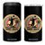 Beach Volleyball 4 in 1 Can Cooler Tumbler Sandy Balls Team Player Volleyball Coach TS11 One Size: 16 oz Black Print Your Wear