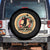 Beach Volleyball Spare Tire Cover Sandy Balls Team Player Volleyball Coach TS11 No hole Black Print Your Wear