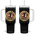 Beach Volleyball Tumbler With Handle Sandy Balls Team Player Volleyball Coach TS11 One Size: 40 oz Black Print Your Wear