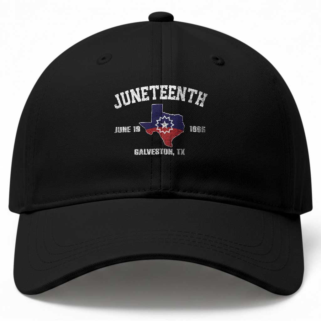 Juneteenth Galveston Texas Baseball Cap Juneteenth Flag African American History