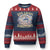 Funny Live Laugh Lobotomy Ugly Christmas Sweater Dolphin Meme Silly Unhinged Joke - Print Your Wear