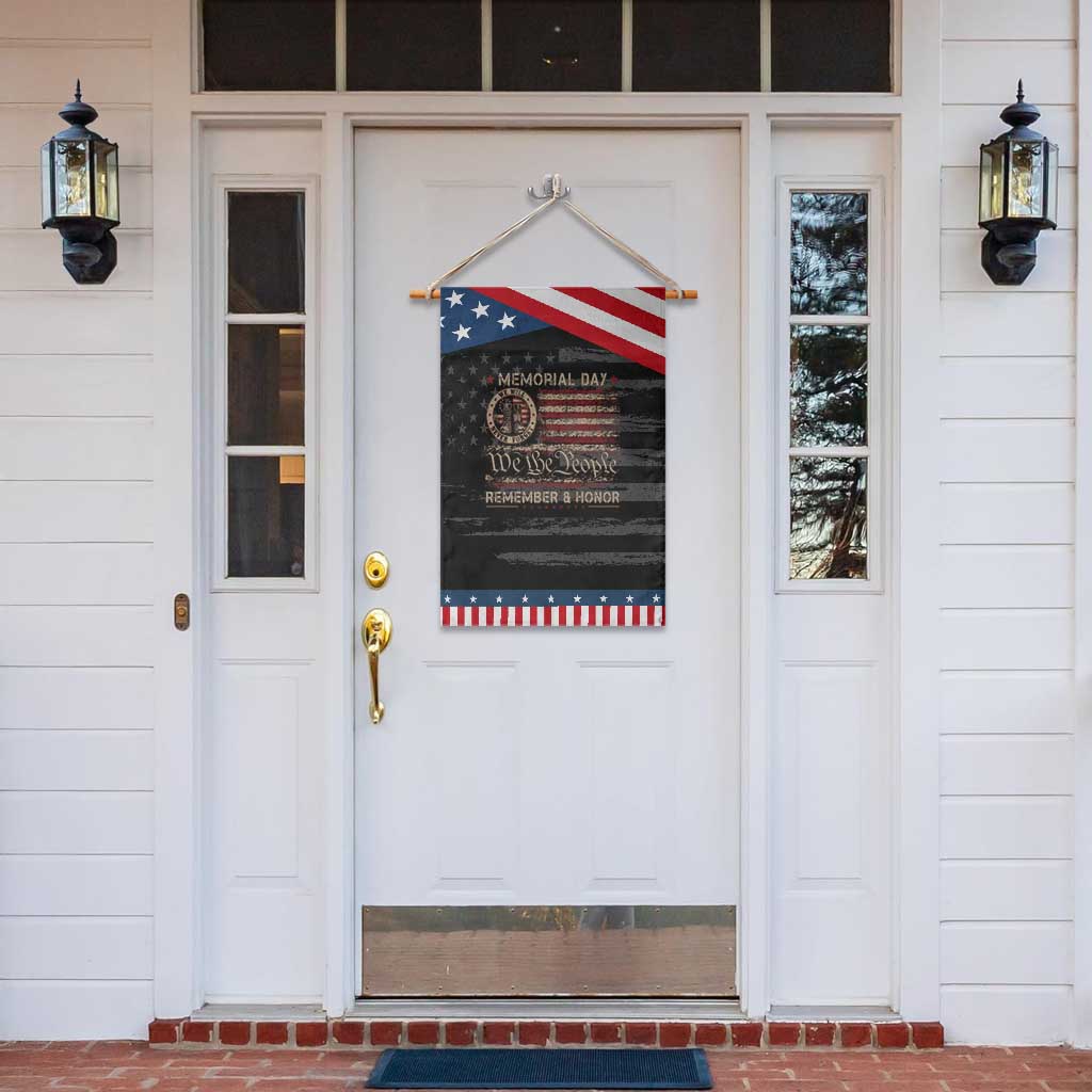 Memorial Day Patriotic Garden Flag Remember And Honor Red Poppy Flower Military Veteran TS11 Print Your Wear