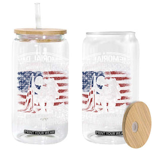 Memorial Day Glass Can Remembering Our Fallen Heroes Veteran Day American Flag TS11 Print Your Wear