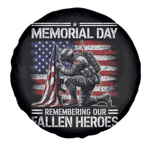 Memorial Day Spare Tire Cover Remembering Our Fallen Heroes Veteran Day American Flag TS11 Print Your Wear