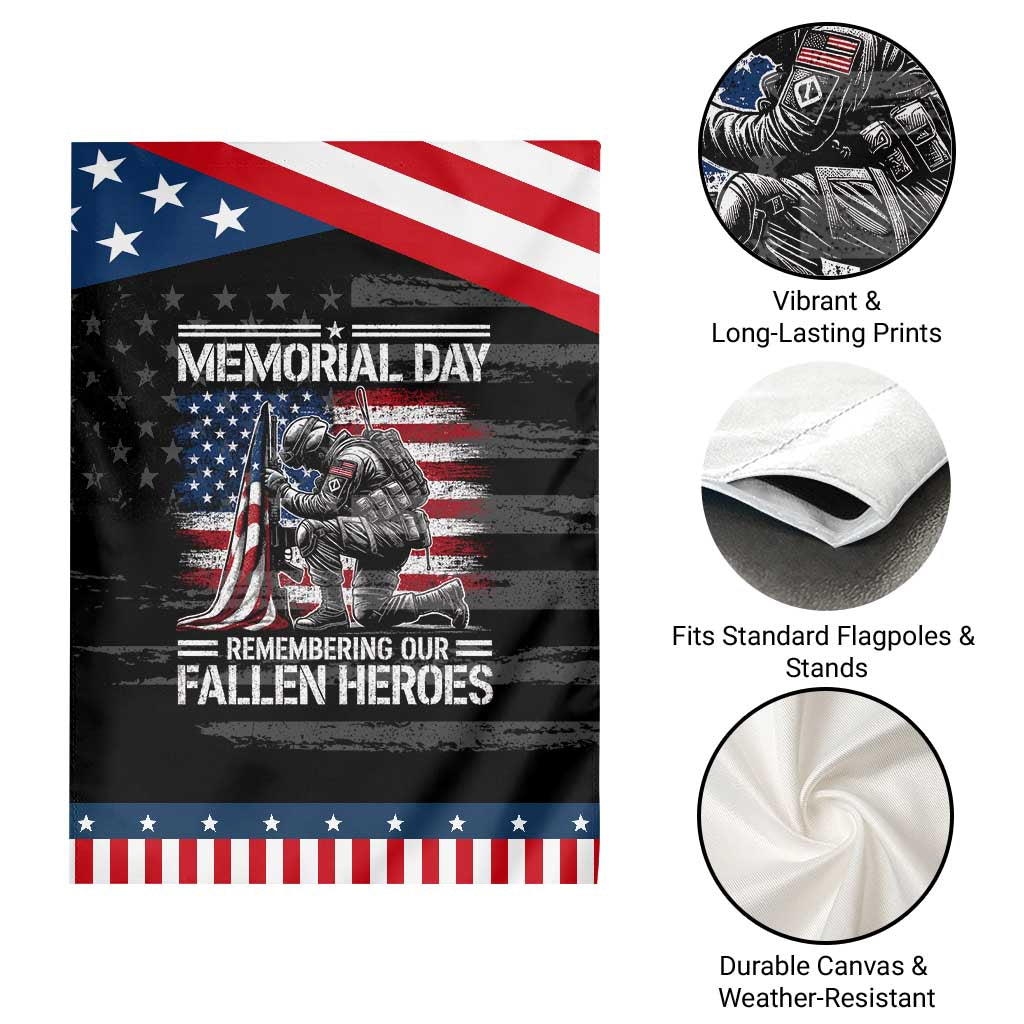Memorial Day Patriotic Garden Flag Remembering Our Fallen Heroes Veteran Day American Flag TS11 Print Your Wear