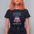 Vintage Liberty Bell T Shirt For Women Just Ring The Bell USA Flag TS11 Black Print Your Wear