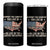 Funny Support The Country You Live In 4 in 1 Can Cooler Tumbler American Flag Map We The People Patriotic TS11 One Size: 16 oz Black Print Your Wear