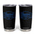 Funny Spoiled By My Blue Collar Man Tumbler Cup TS11 Black Print Your Wear