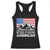 Blue Collar American Racerback Tank Top Dirty Hands Clean Money Vintage American Flag Mountain TS11 Black Print Your Wear
